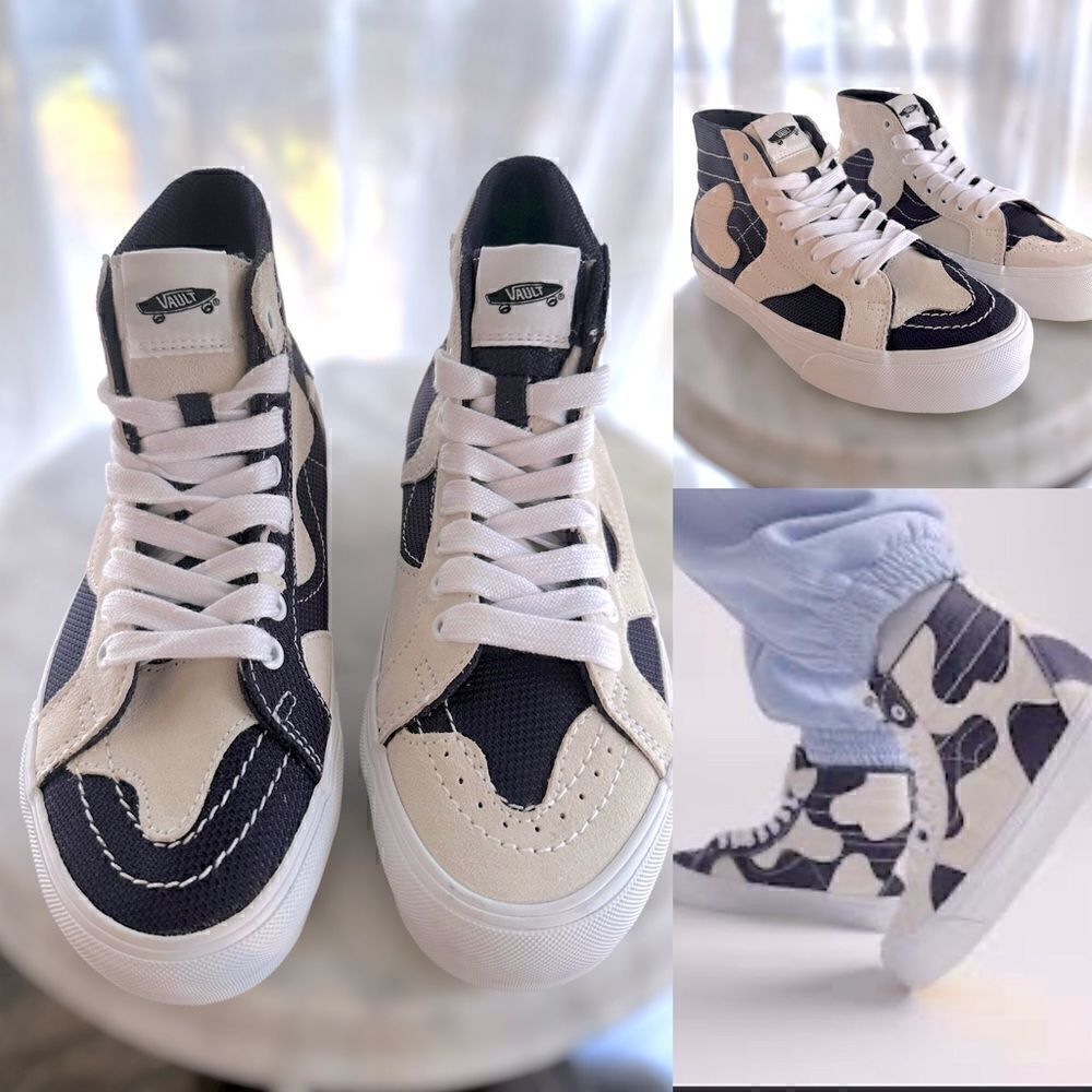 Vans Vault SK8-HI WP VR3 LX Navy Patchwork Size 6 Mens 7.5 Women